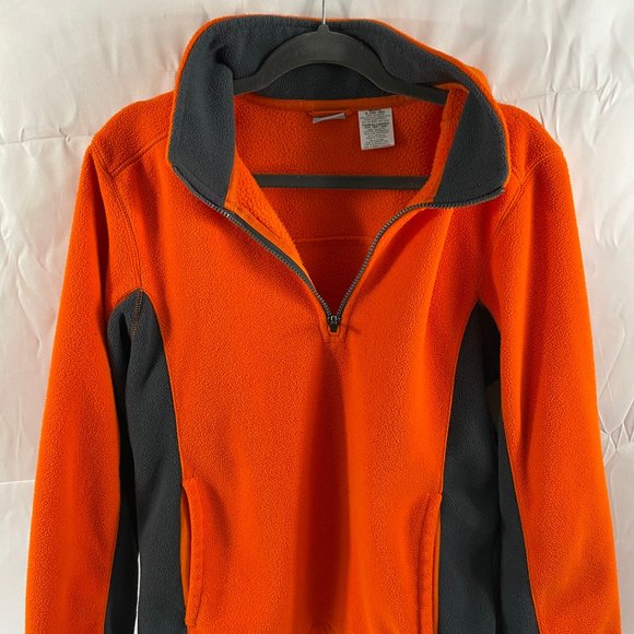 Athletic Works Other - Small Men's Blaze Orange and Grey 1/4 Zip Fleece